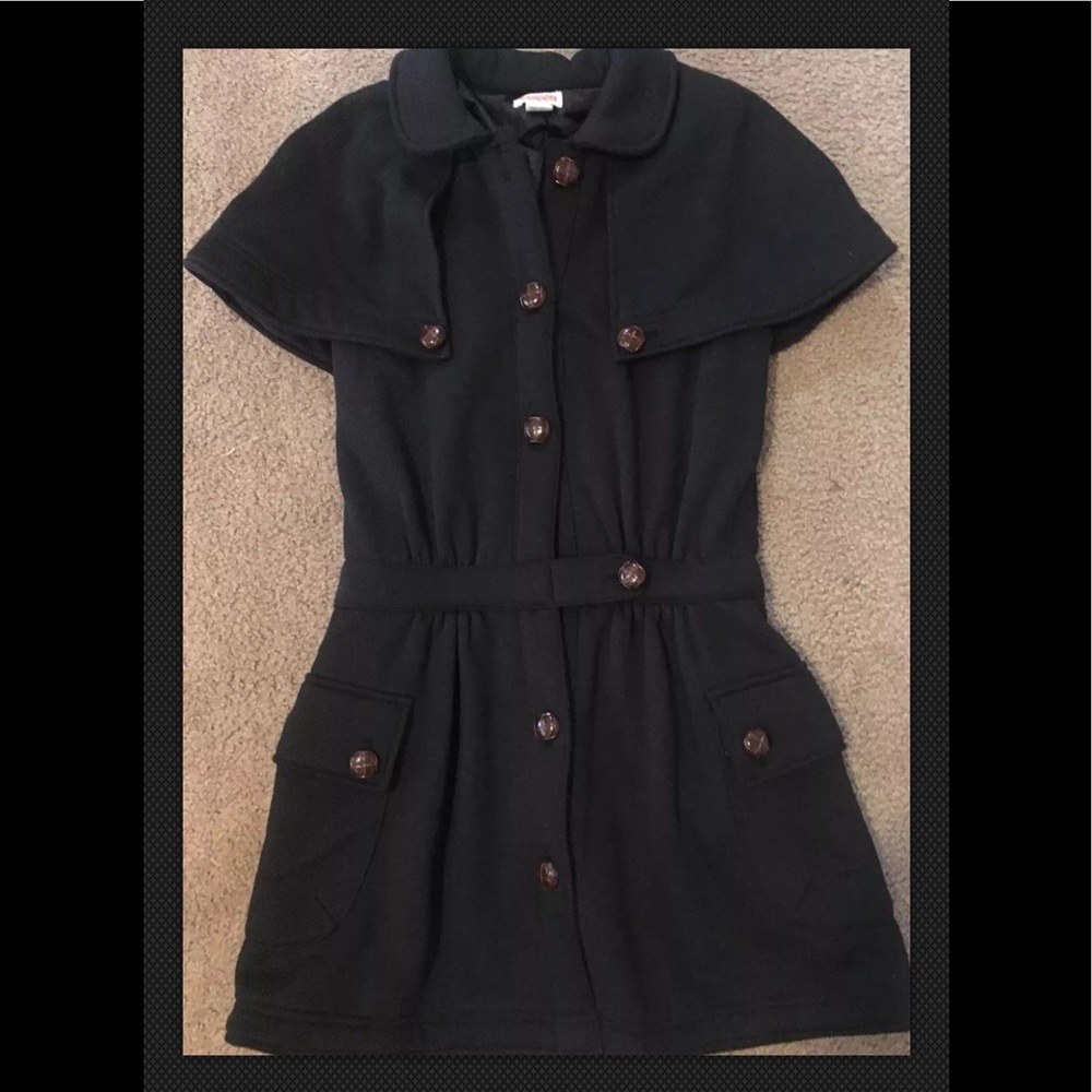 Lucca Black Coat Small